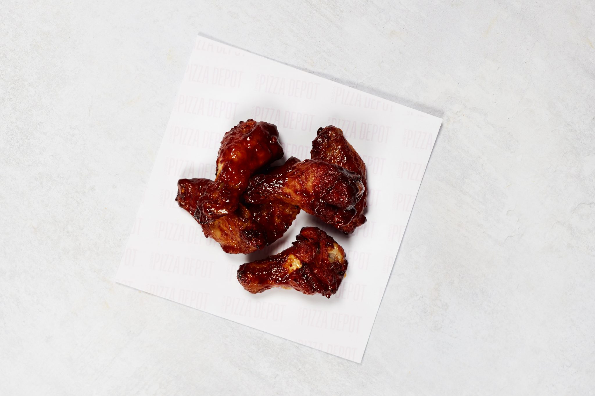6 HICKORY SMOKED BBQ WINGS - London Pizza Depot